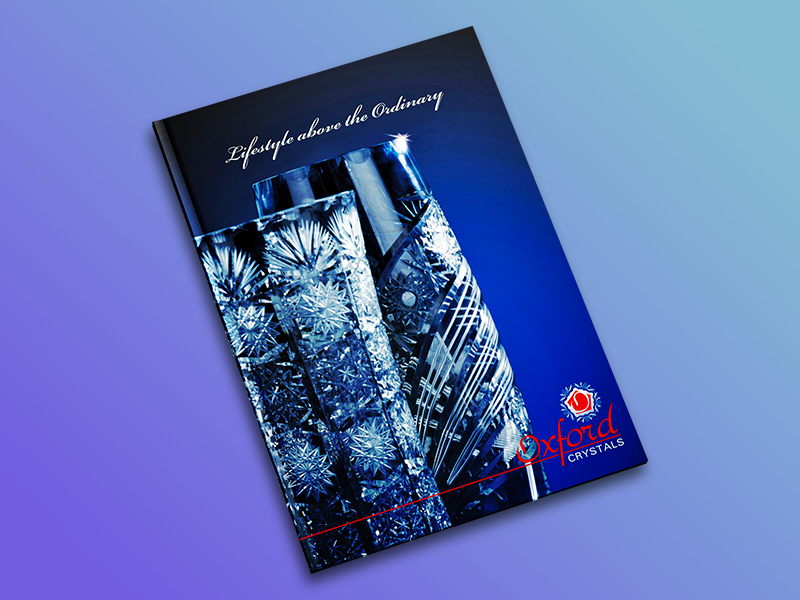 High-rise product brochure with luxury real estate branding and imagery