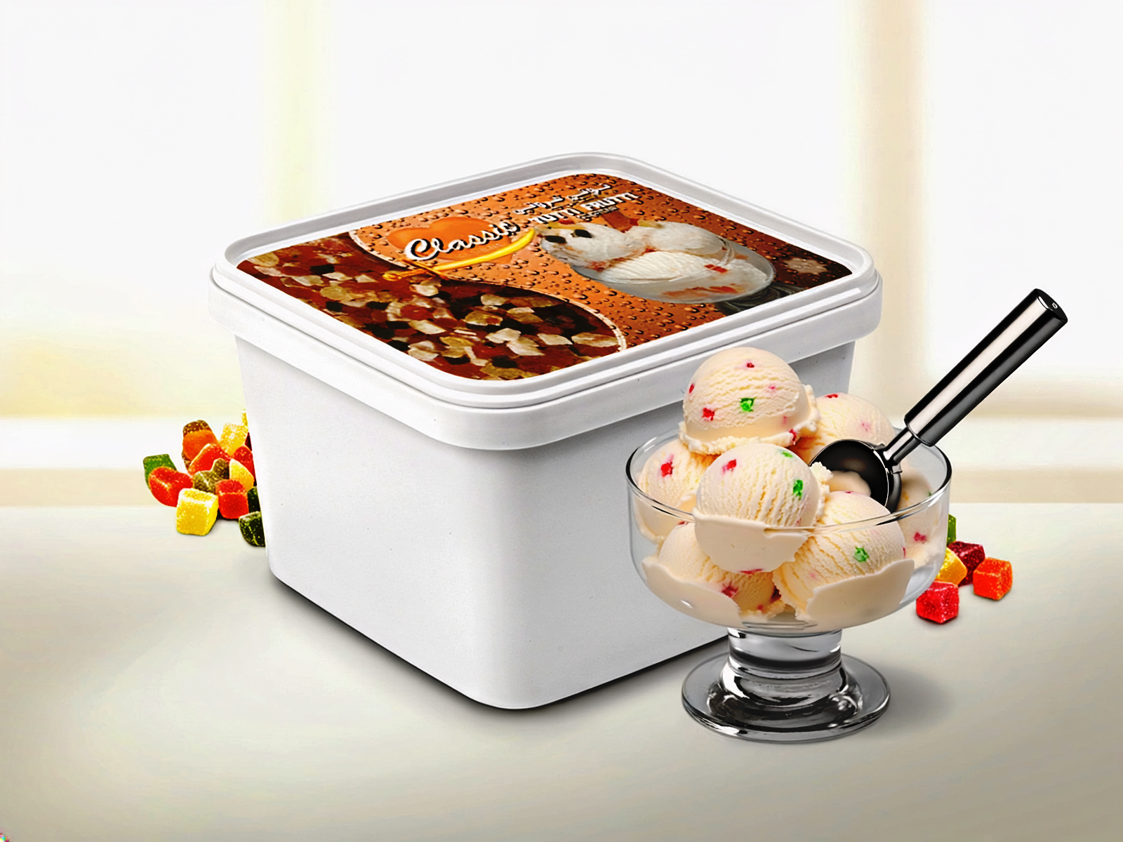 food product tub packaging and branding design created by SMArts Graphics Pune