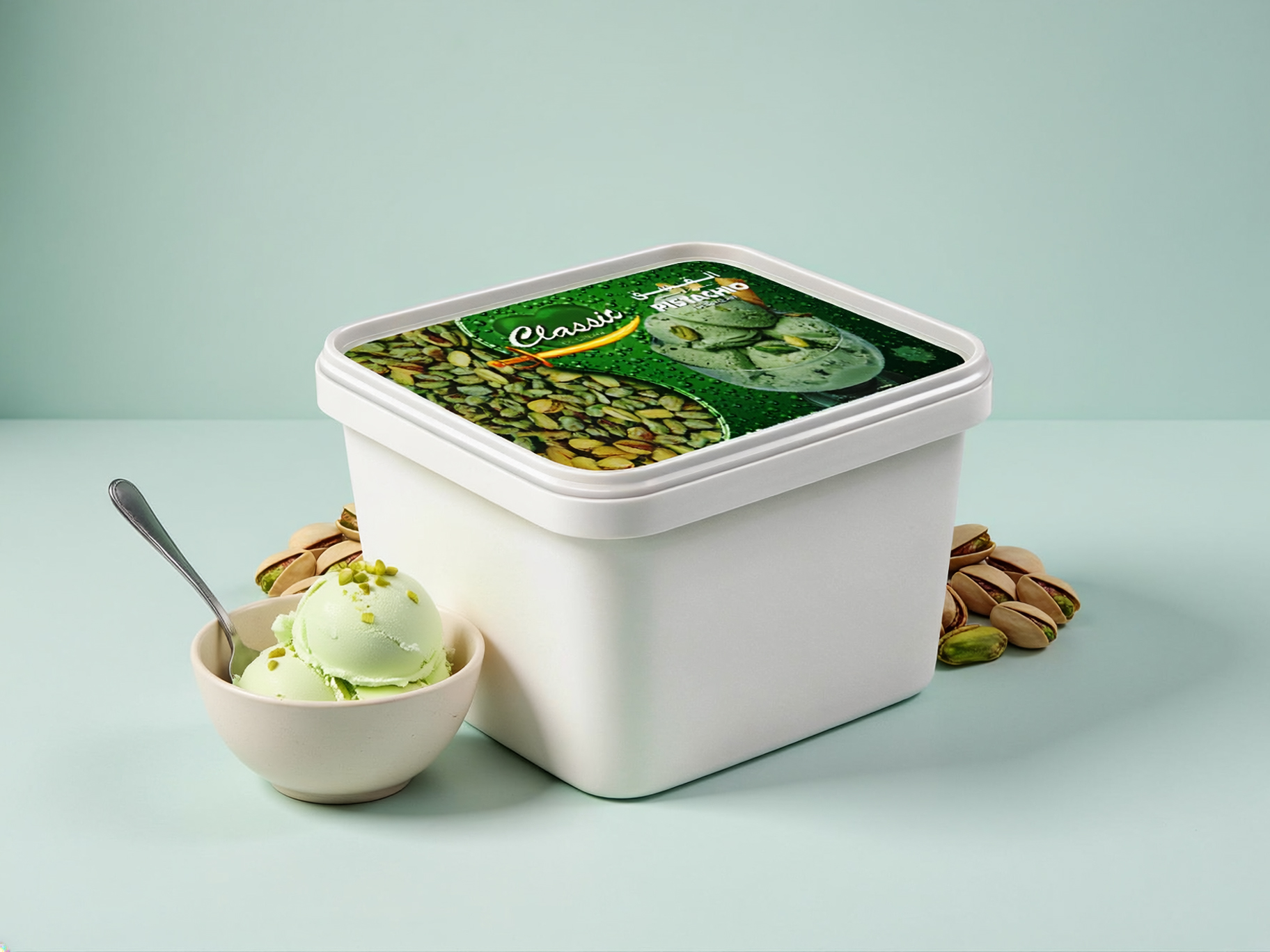 ice cream packaging and tub branding design created by SMArts Graphics Pune