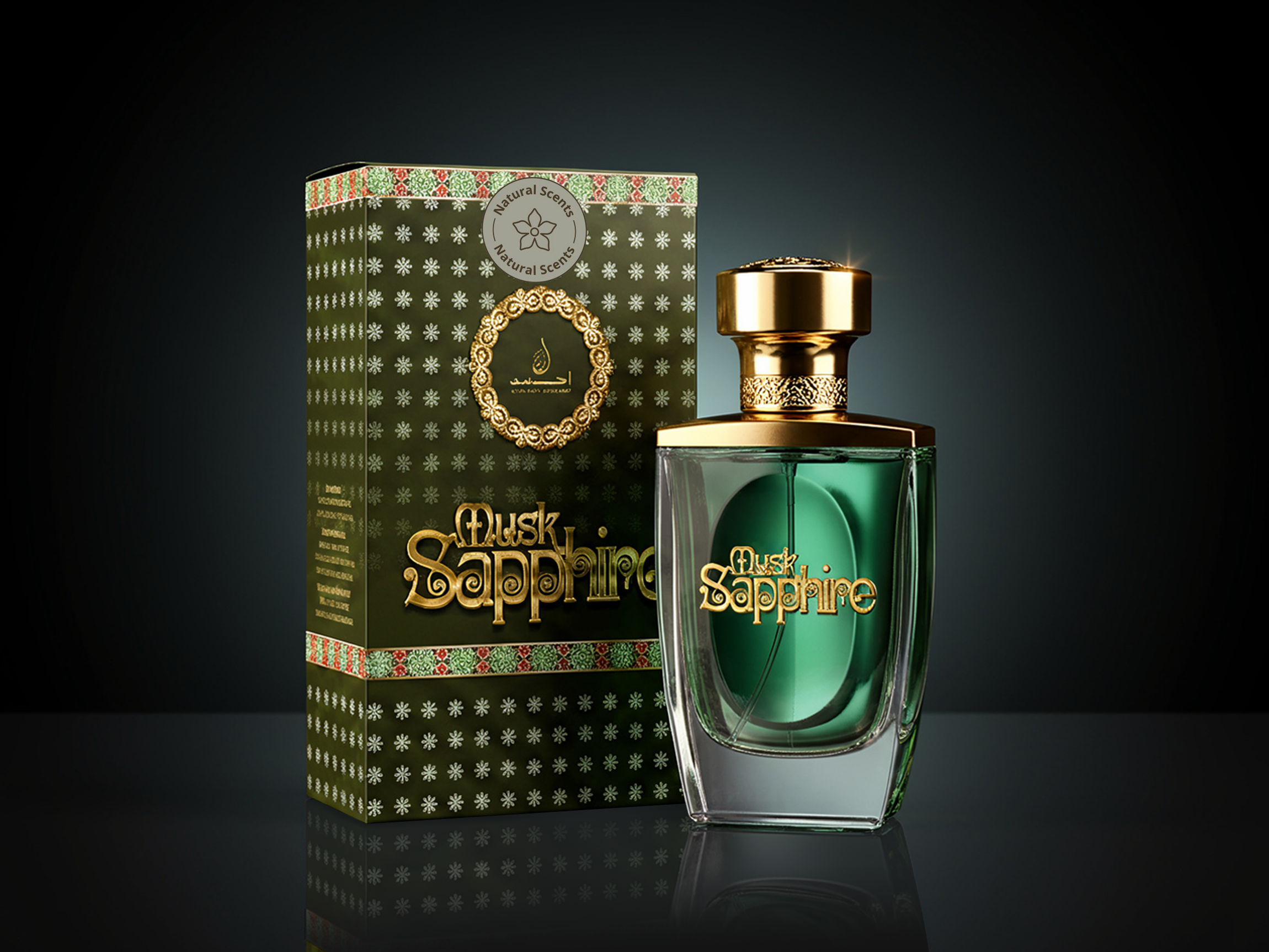 luxury perfume bottle and packaging label design created by SMArts Graphics Pune