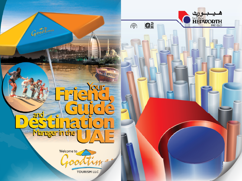 Tourism flyer promoting travel destinations and attractions