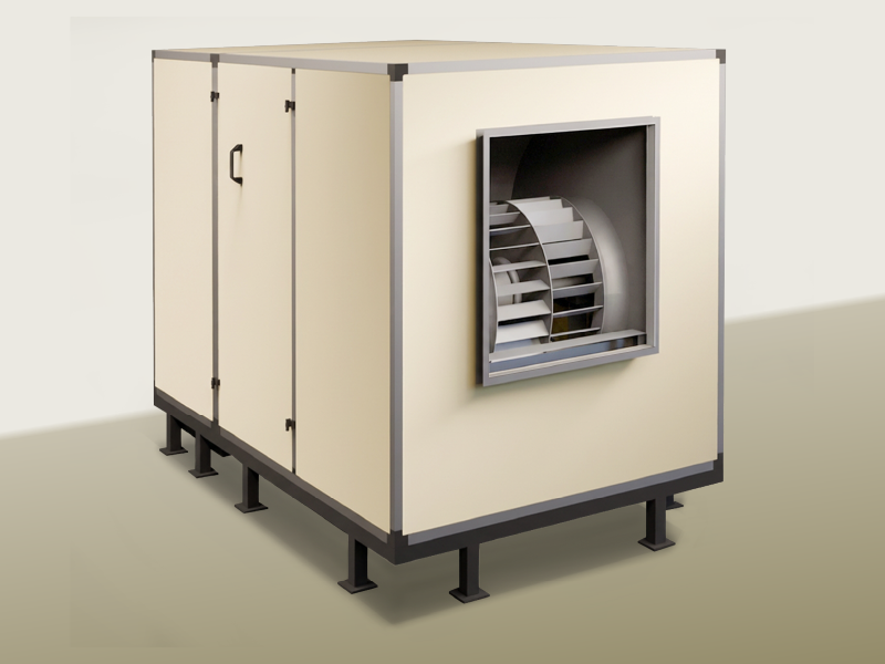 Industrial equipment enclosure showcased through enhanced visualization