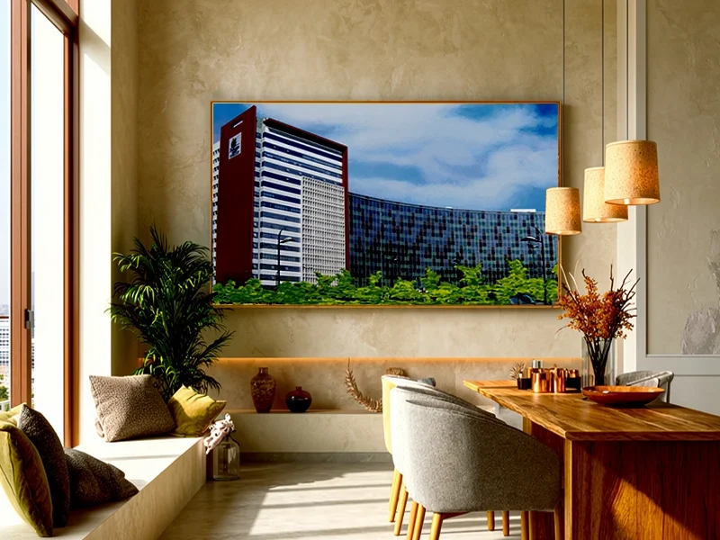 hand drawn architectural rendering of Prestige Shantiniketan Whitefield Bangalore