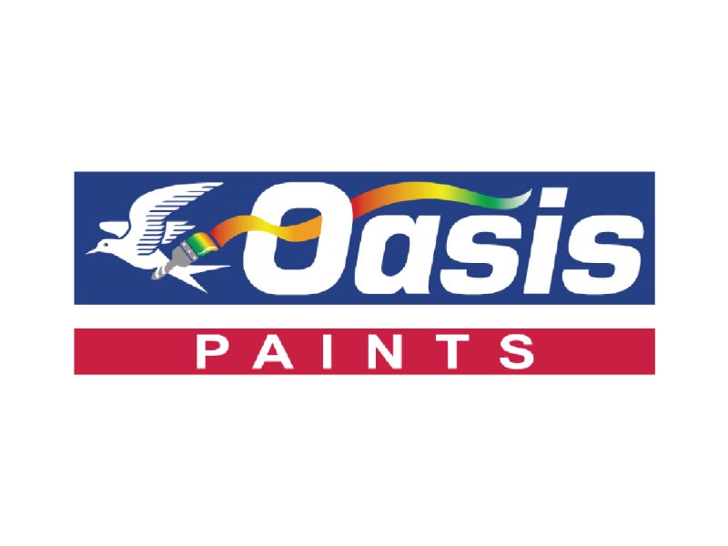 industrial paint company logo design for Oasis Paints