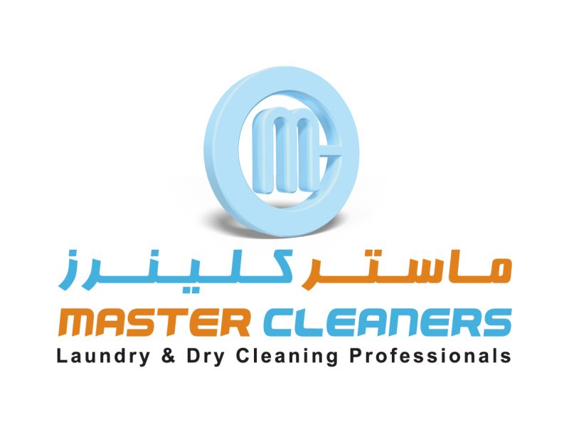 laundry and dry cleaning company logo design for Master Cleaners