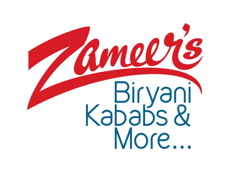 restaurant logo design for Zameer’s Biryani Kababs and More
