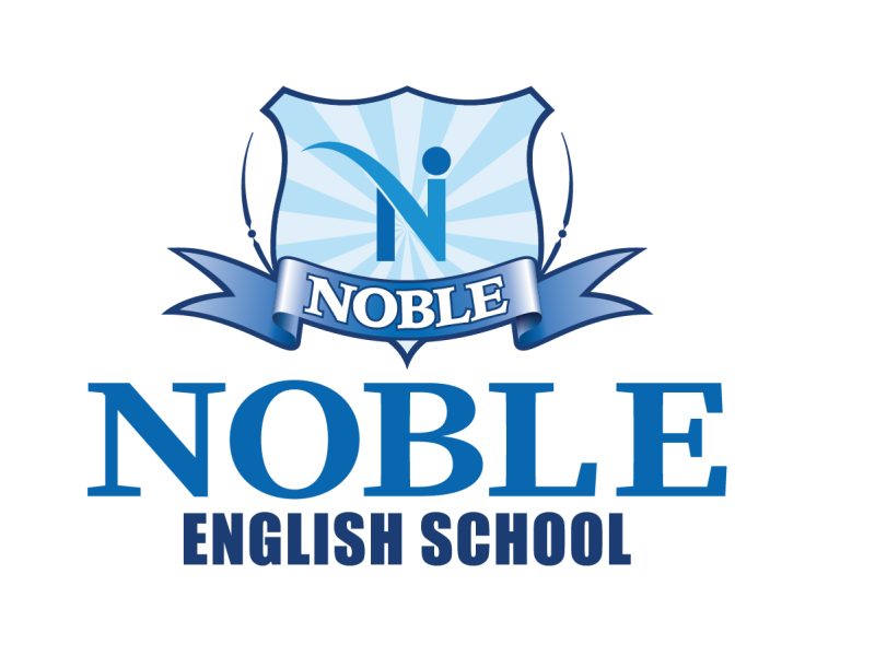school logo design for Noble English School