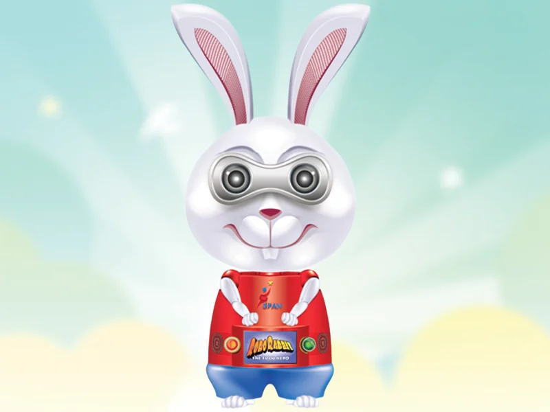 Rabbit mascot illustration for branding and marketing campaigns