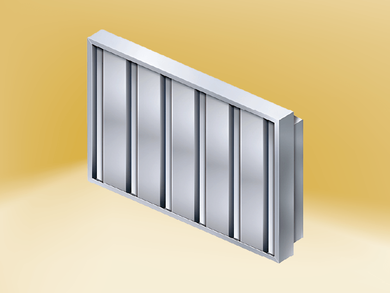 Filter bank system technical product illustration