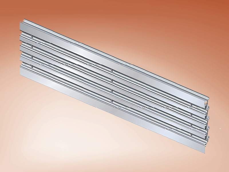 Linear grille technical vector artwork