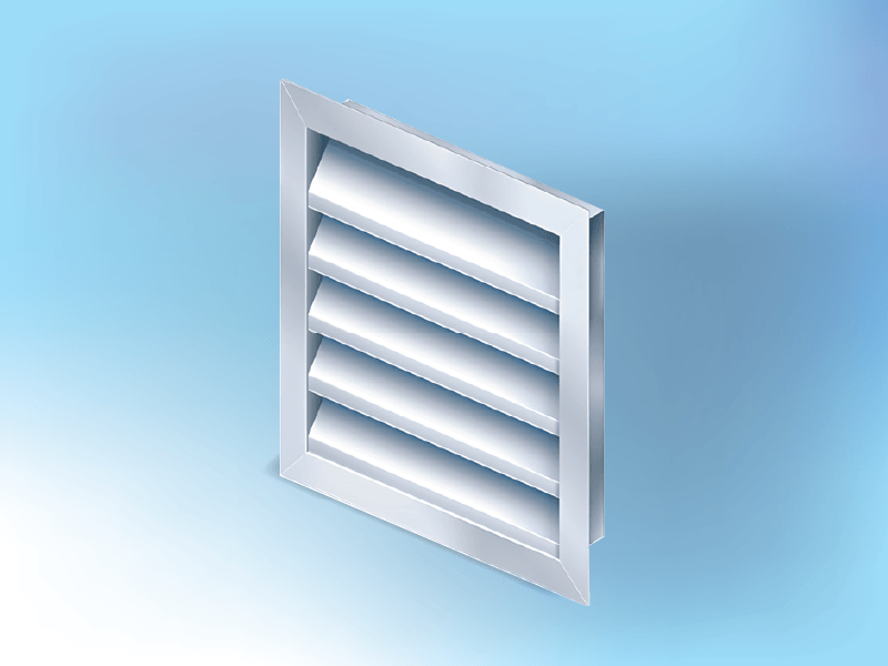 Ventilation grille vector artwork for HVAC applications
