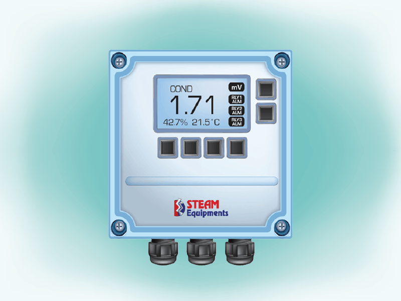 Digital flow meter vector artwork