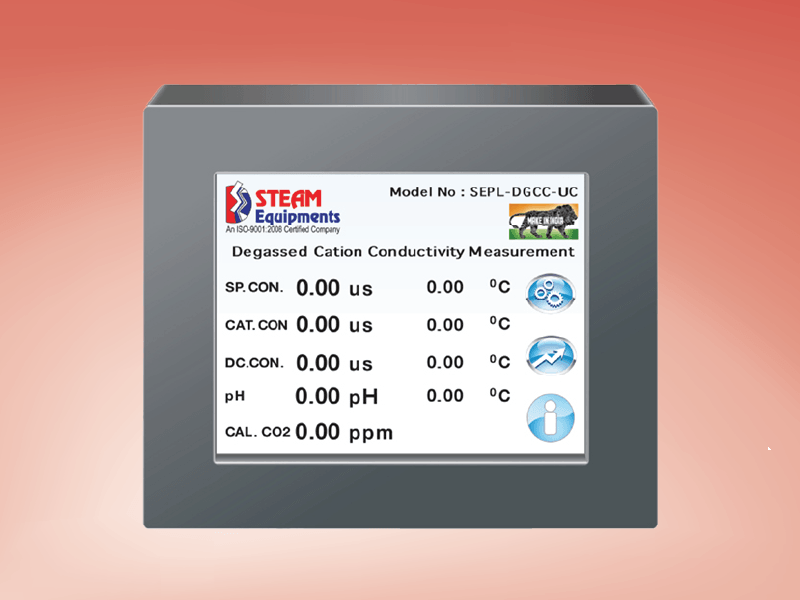 Industrial touchscreen control panel artwork