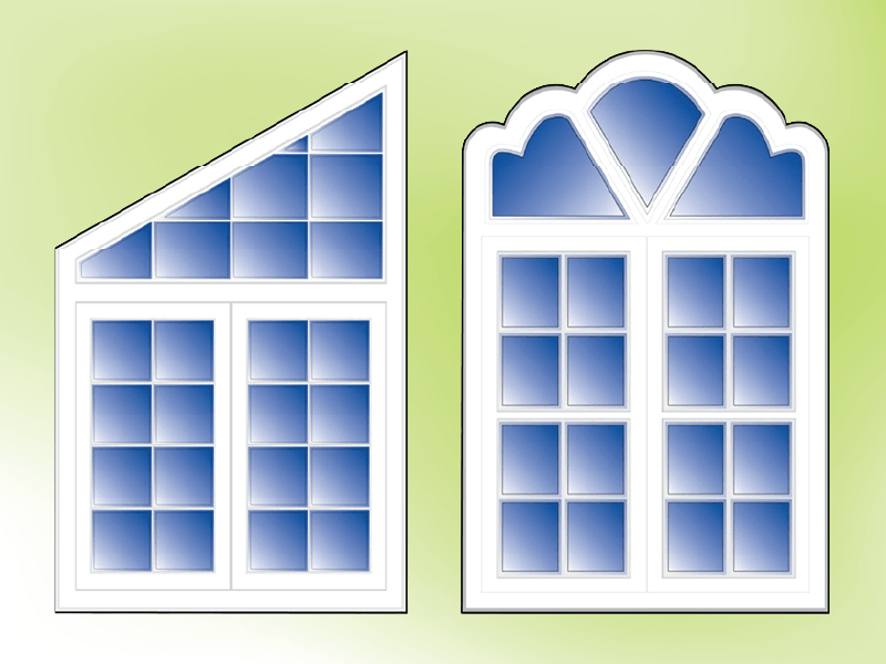 Commercial window product vector visualization