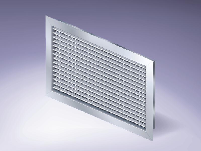 Air filter panel vector illustration for ventilation systems