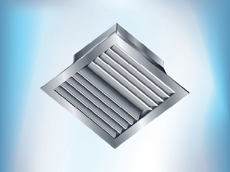 Ceiling air diffuser vector illustration
