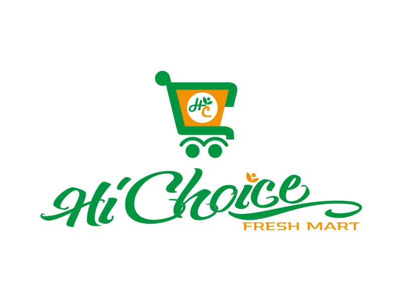 supermarket logo design for Hi Choice Fresh Mart