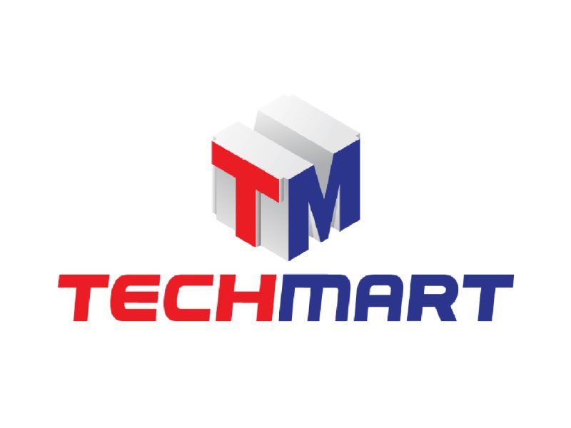industrial technology company logo design for TechMart