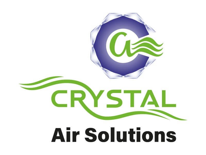 Crystal Air Solutions Logo – HVAC & Industrial Air Systems Branding